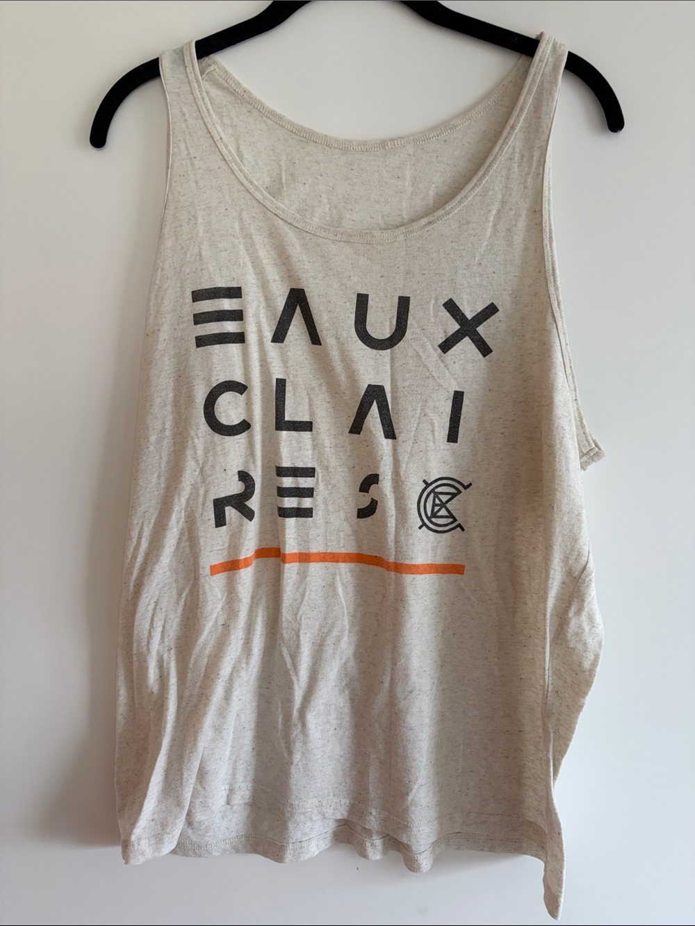 Eaux Claires Inaugural Festival Cream Tank Top